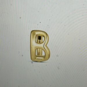 Gorjana Alphabet Huggies  Letter B NeW